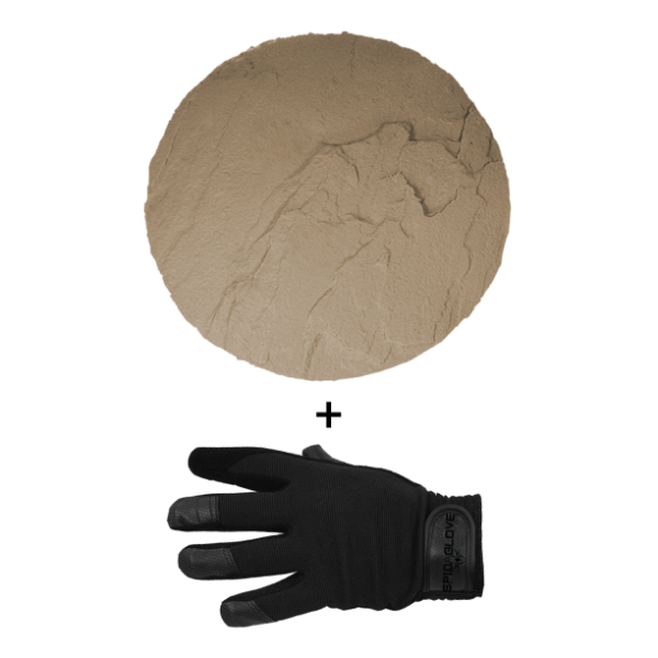 SpidaStamp:  Empire State Flagstone, Seamless Skin, 9", Floppy With Gloves